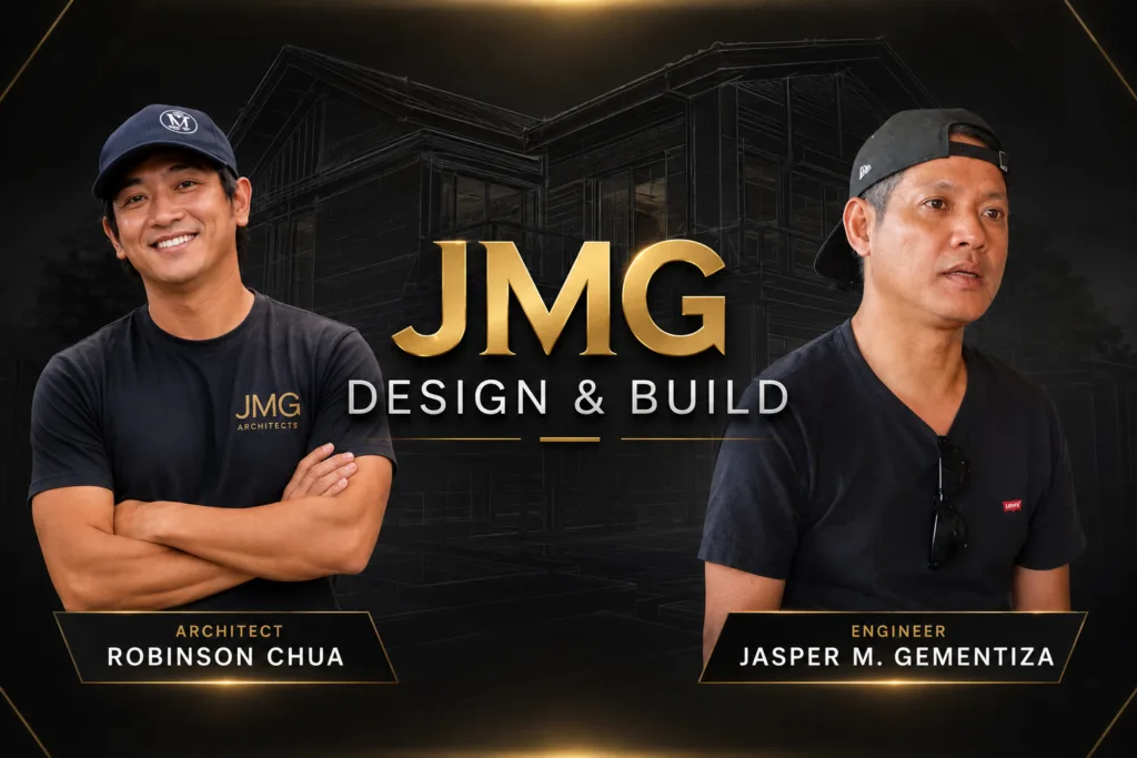 Design approval meeting for the Malitbog, Bukidnon renovation project, where JMG Design & Build reviews and confirms each room's scope, design decisions, and renovation details with the client.